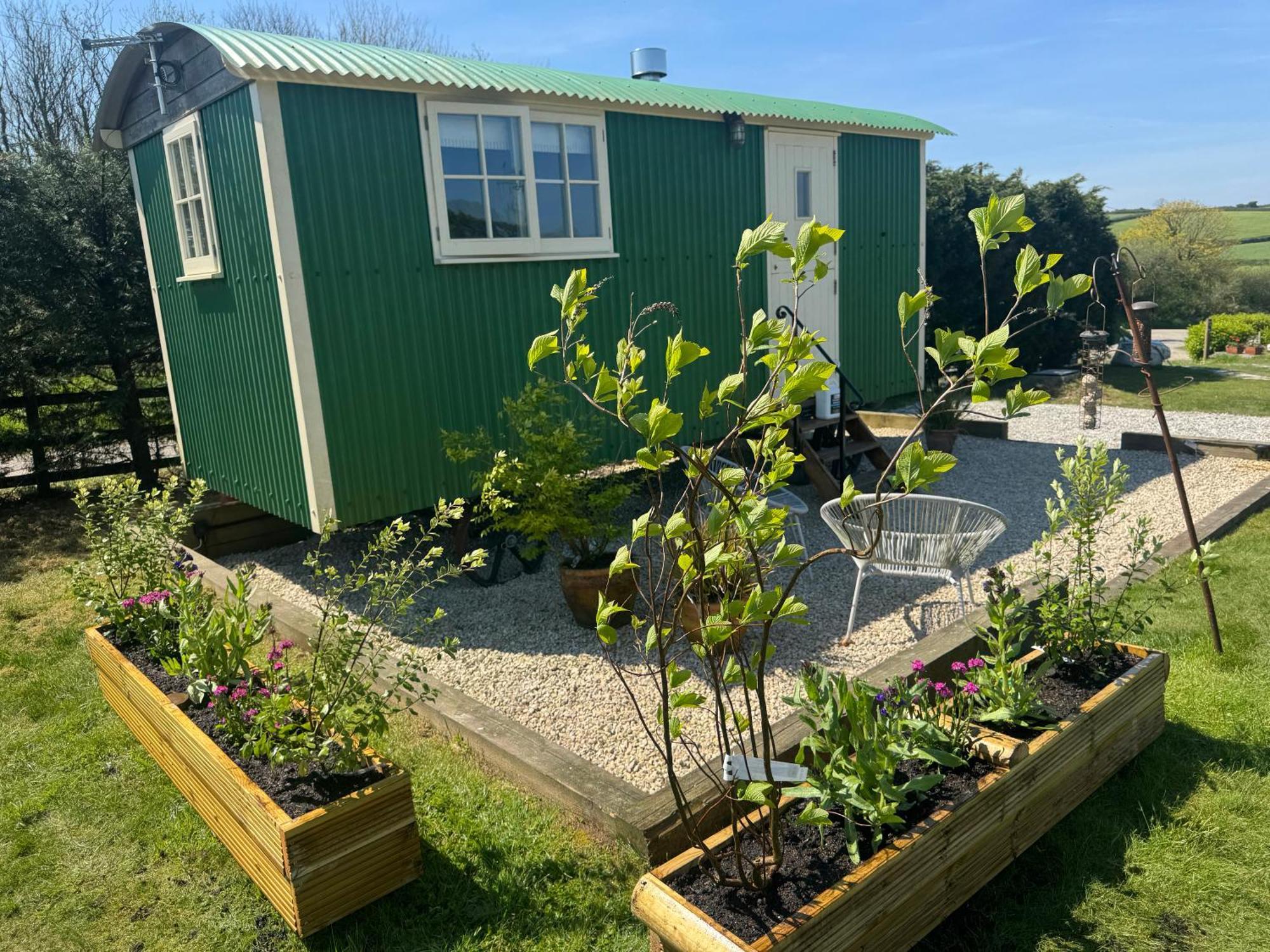 Toms Hut And Robins Rest Shepherd Huts Near Wadebridge Esterno foto